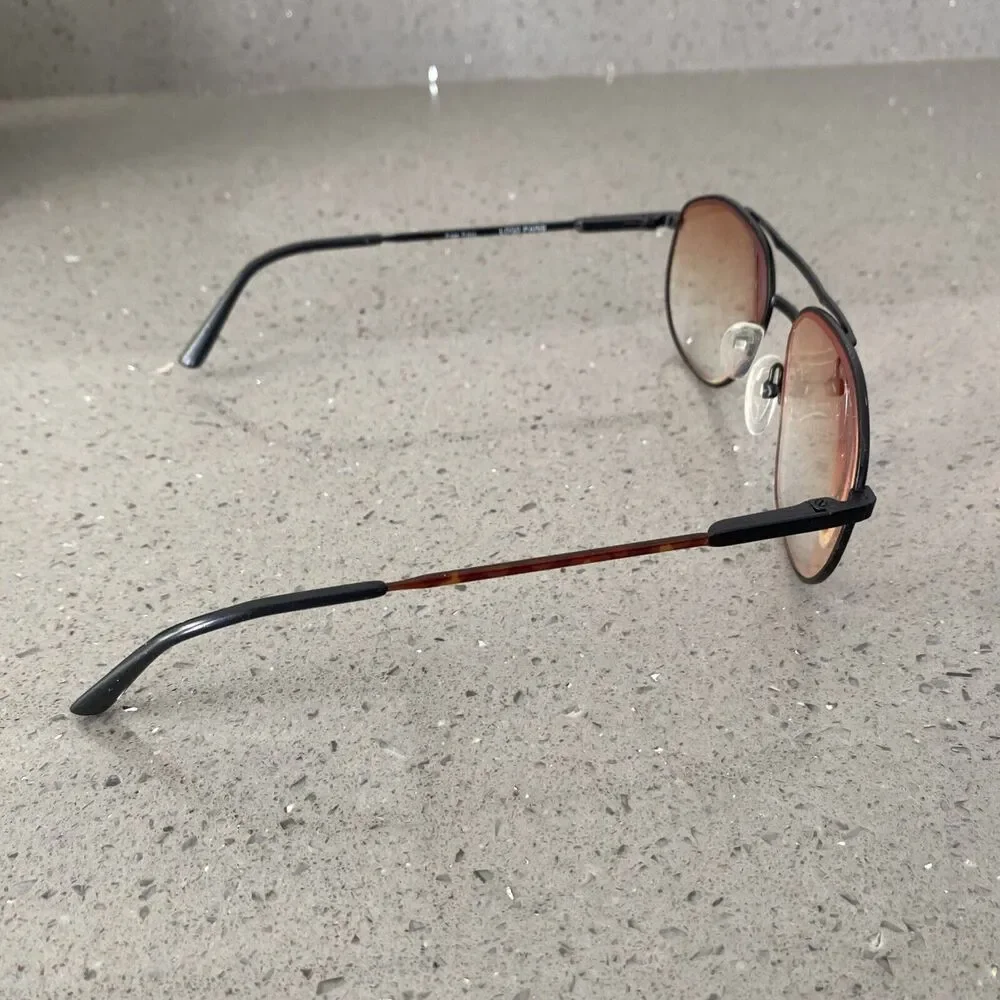 LOGO PARIS LM 132 002 AVIATOR Eyeglasses Eyewear FRAMES ONLY 58-18-145 France
